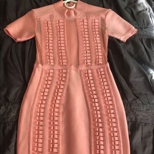 Pink bandage dress
